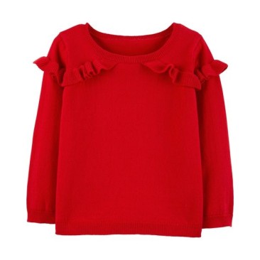 Carter's raudonas megztinis mergaitei