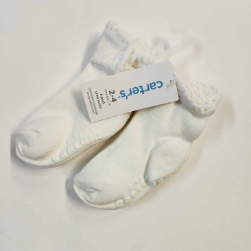 Baltos kojinės vaikams, 6 poros