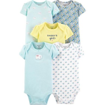Carter's smėlinukų komplektas mažylei, 5vnt. Carter's smėlinukų komplektas mažylei, 5vnt.