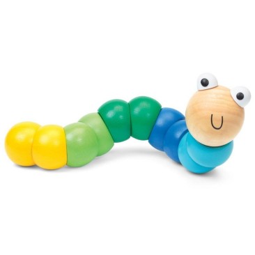 Bigjigs vinguriuojantis medinis kirmėliukas Bigjigs vinguriuojantis medinis kirmėliukas