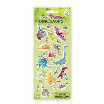 Dodo 3D lipdukai vaikams Dinozaurai (22 vnt.)